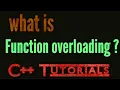 Function overloading c tutorials compile time tutorials C Object oriented