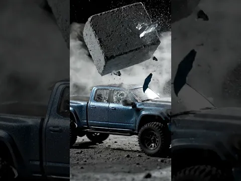 Can This Toy Truck Survive A Massive Impact? (Spoiler: No)