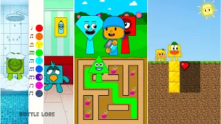 The Best Bottle Lore Shorts Part 6 (Animation Compilation) / Mr Beast, Pocoyo Numberblock Sprunki OC
