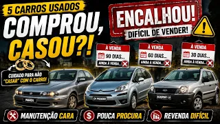 CARROS DIFÍCEIS DE VENDER