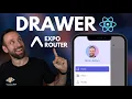 Expo Router Drawer Navigation with Custom Menu