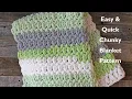 Learn to Make Chunky Blanket Crochet Pattern - Chunky Yarn Left Handed
