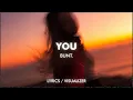 Download Lagu BUNT. - You (Lyrics / Visualizer)