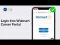 How To Login into Walmart Career Portal 2026 Walmart Careers login