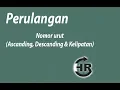 Perulangan No urut Ascanding Descanding Kelipatan Java
