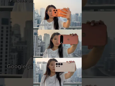 Which smartphone camera is the best? 👀📸 Google pixel 11 pro, iPhone 17 pro, Samsung S26 ultra