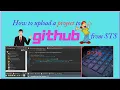 How to Upload a Project to GitHub from STS Editor