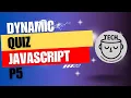 How to make a Quiz in P5 JavaScript