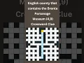 English county that contains the Bronte 4 9 Crossword Clue