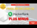 Hacker Rank Problem Plus Minus C URDU