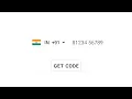 Create a Country code picker with phone authentication and get OTP code in SK PRO