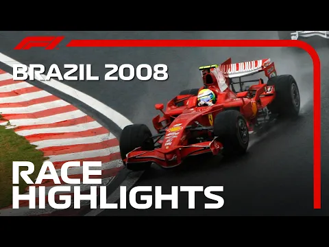 Lewis Hamilton Wins First World Title 2008 Brazilian Grand Prix Race Highlights