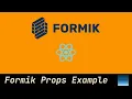 Reusable Formik Formik Props Example
