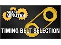 TIMING BELTS PULLEYS PT 1 BELT SELECTION MECH MINUTES MISUMI USA