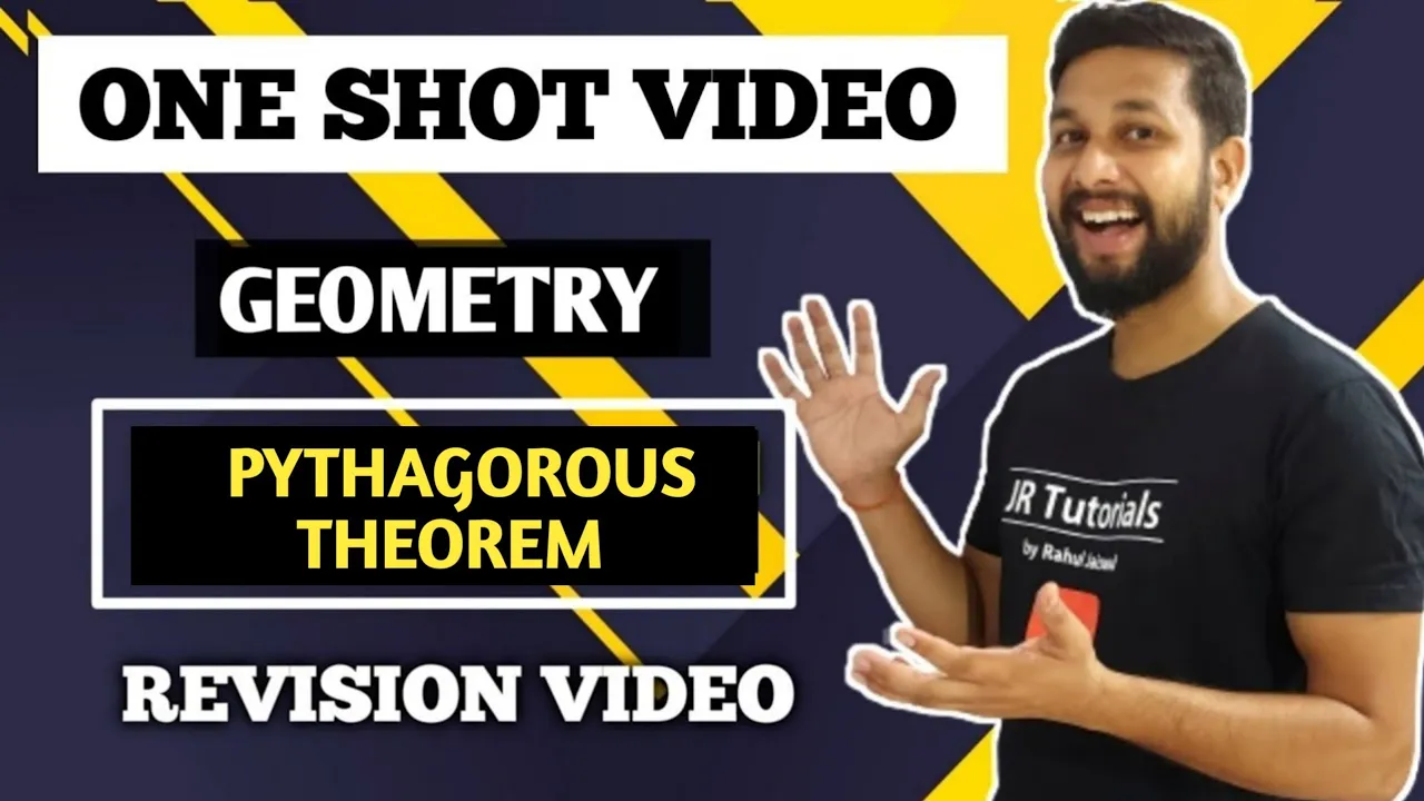 10th Geometry One Shot Video | Chapter No 2 | Pythagorous Theorem | JR Tutorials |