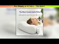 Deep Sleep Pillow, Patented Ergonomic Contour Design for Side & Back Sleepers, Orthopedic Cervical