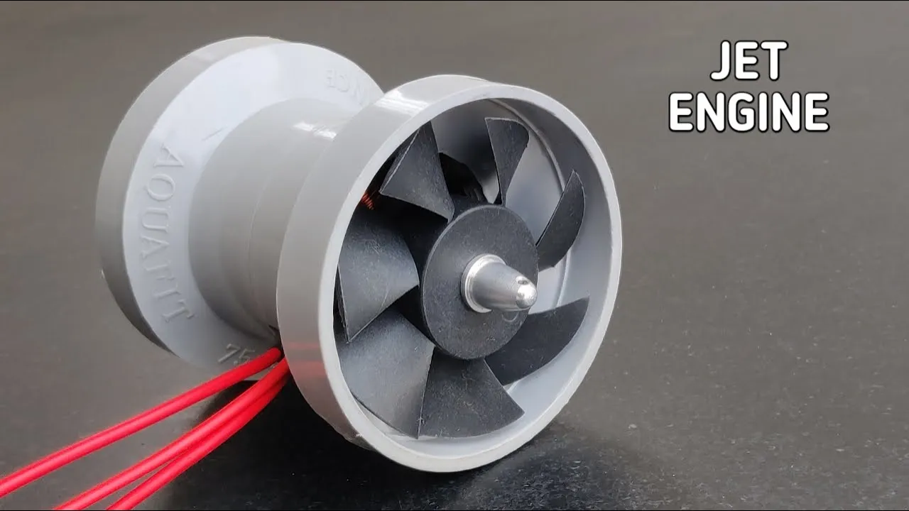 Making Powerful JET Engine Using BLDC Motor