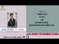 JAVA COURSE PART - 14 SCANNER CLASS IN JAVA AND DIFFERENCE BETWEEN BUFFEREDREADER AND SCANNER CLASS