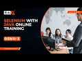 Selenium with Java Online Training Class-3