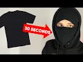 Download Lagu HOW TO MAKE A FACE MASK (BALAKLAVA) WITH A T-SHIRT IN 30 SECONDS / TWO WAYS