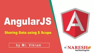 Sharing Data using Scope Nesting Controllers AngularJS Tutorial Mr Vikram