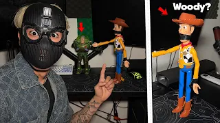 NUNCA DEBI GRABAR a MIS MUÑECOS de TOY STORY TODA la NOCHE😱