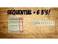 SEQUENTIAL BILLS 6 3 s - Bank Note Hunting-