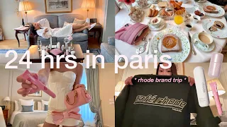 PARIS WITH RHODE 🎀🤍 pop up cafe, brand trip, cocktail party and more
