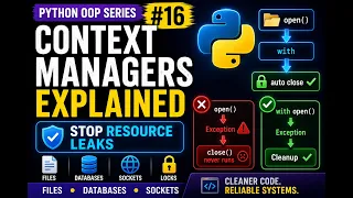 Context Managers Explained in Python Python OOP Series