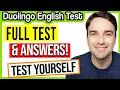 Duolingo English Test - FULL TEST ANSWERS