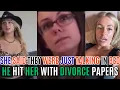 Lagu Hij diende echtscheidingspapieren in op haar werk nadat hij haar betrapte op liegen over haar kan...