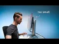 I calculated the PERFECT monitor size you ll be mad