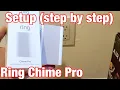 Ring Chime Pro How to Setup Connect step by step