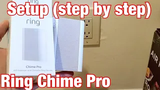Ring Chime Pro How to Setup Connect step by step