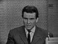 What s My Line - Horst Buchholz Buddy Hackett panel Martin Gabel panel Feb 18 1962