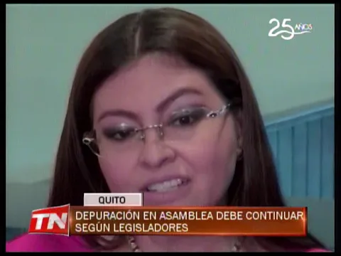 Depuración en asamblea debe continuar según legisladores