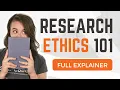 What Are RESEARCH ETHICS The 4 Ethical Considerations Explained Simply With Examples