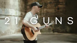 green day 21 guns acoustic cover by dave winkler 