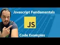 JavaScript Fundamentals Code Examples