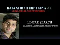 LINEAR SEARCH EXAMPLE ALGORITHM TIME COMPLEXITY IMPLEMENTATION