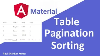 Angular Material Data Table Paginator Sorting Angular Material Tutorial 34