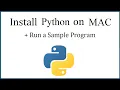 How to install Python latest version on MAC OS Run first Program Amit Thinks Python