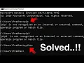Solved pip3 is not recognized as an internal or external command python command error