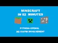 Making Minecraft from scratch in 54 minutes NO GAME ENGINE