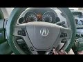 Acura MDX service due soon B13 and reset oil life