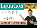 Equations Trick How to solve equation easily imran sir maths