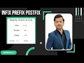 Infix Prefix and Postfix Expressions With Examples Java C Lecture 7