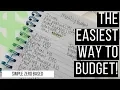 HOW TO THE EASIEST AND SIMPLEST WAY TO CREATE A MONTHLY BUDGET 6-MINUTES PROCESS