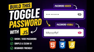 How to Create a Password Toggle with JavaScript Beginner Tutorial