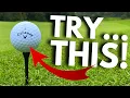 Try this golf ball for LONGER DRIVES!?